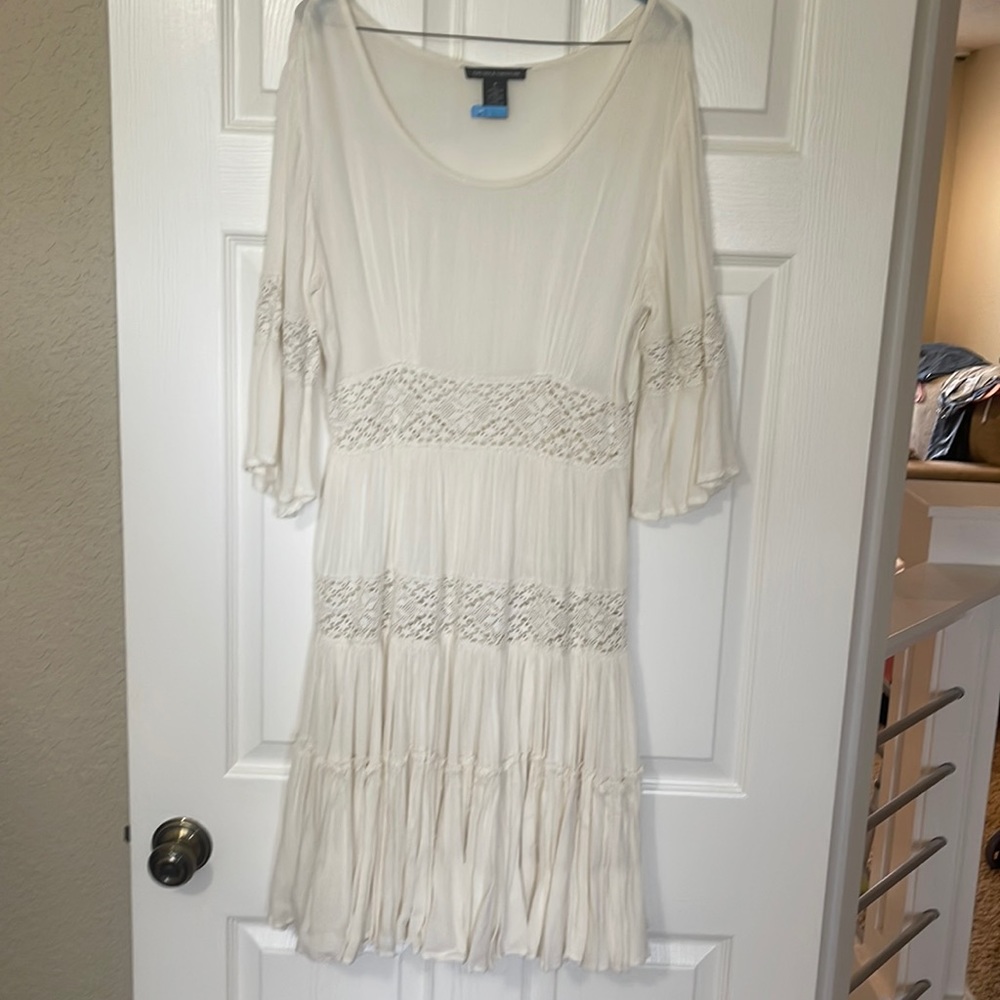 Creamy casual dress